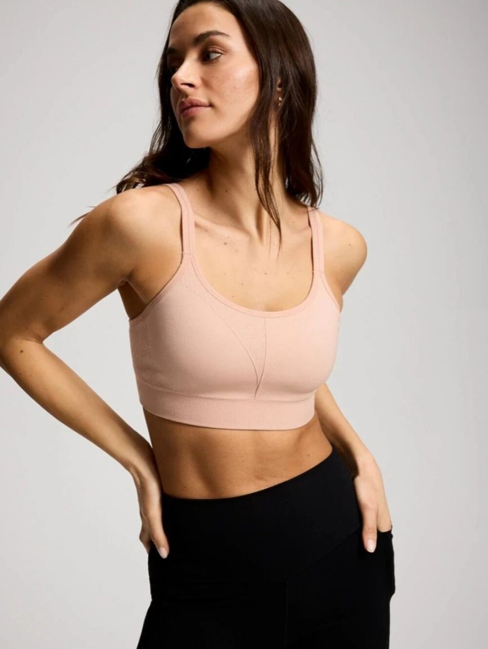 Soma Sport Seamless Bra Powder Blue Size XL - Picture 6 of 9